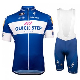 Tenue Cycliste et Cuissard à Bretelles Femme 2018 Quick Step Floors  N001